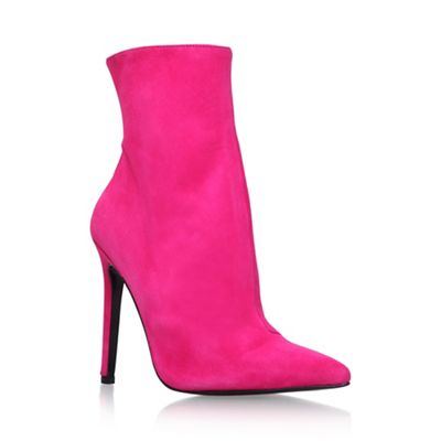 Pink 'Good' high heel ankle boots